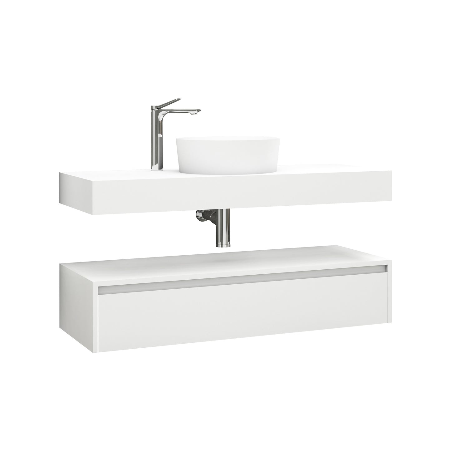 ALONI LINA ONDERKAST (120CM) - MAT WIT