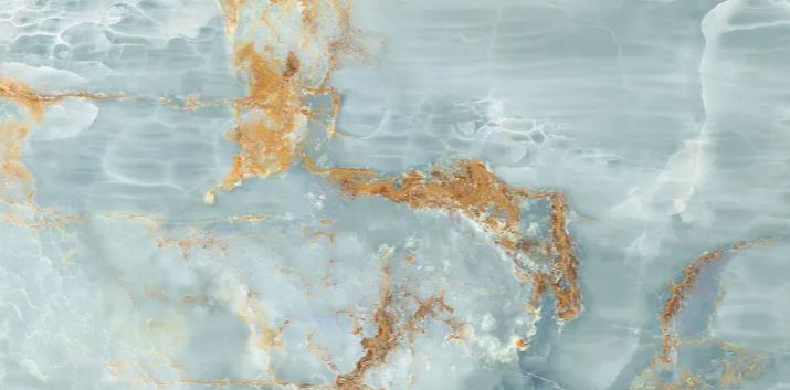 Onyx Aqua Blue Gold 60×120
