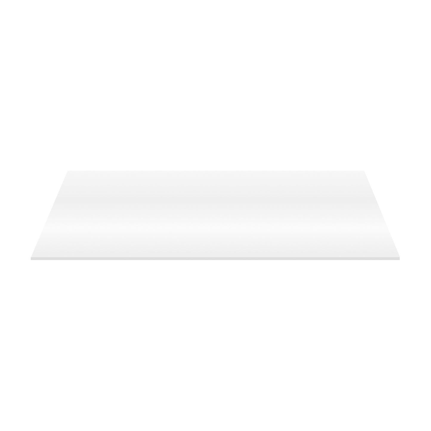 ALONI WASTAFELTABLET MDF (118.4X45.5X2.6 CM) - GLANZEND WIT