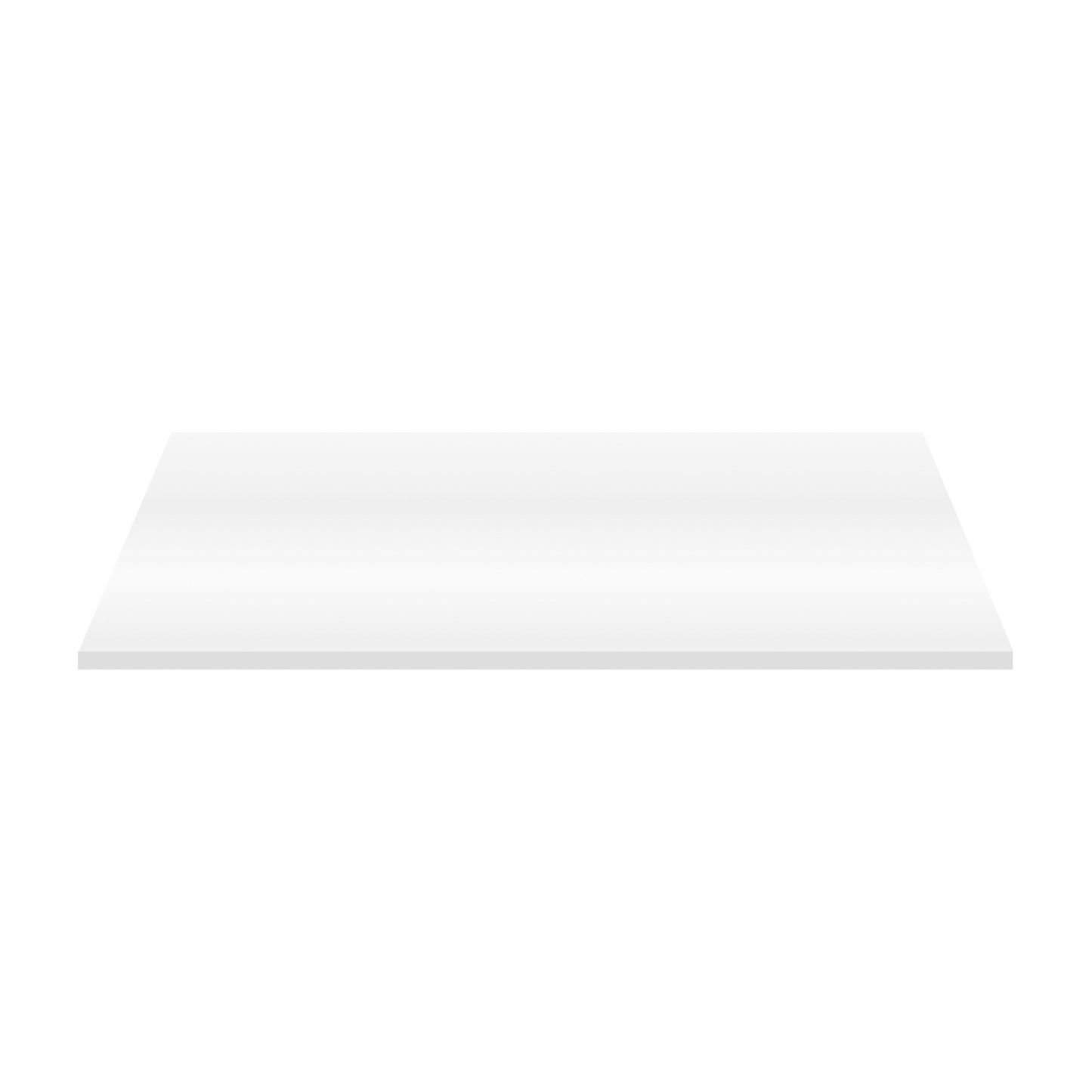 ALONI WASTAFELTABLET MDF (152.4X45.5X2.6 CM) - GLANZEND WIT