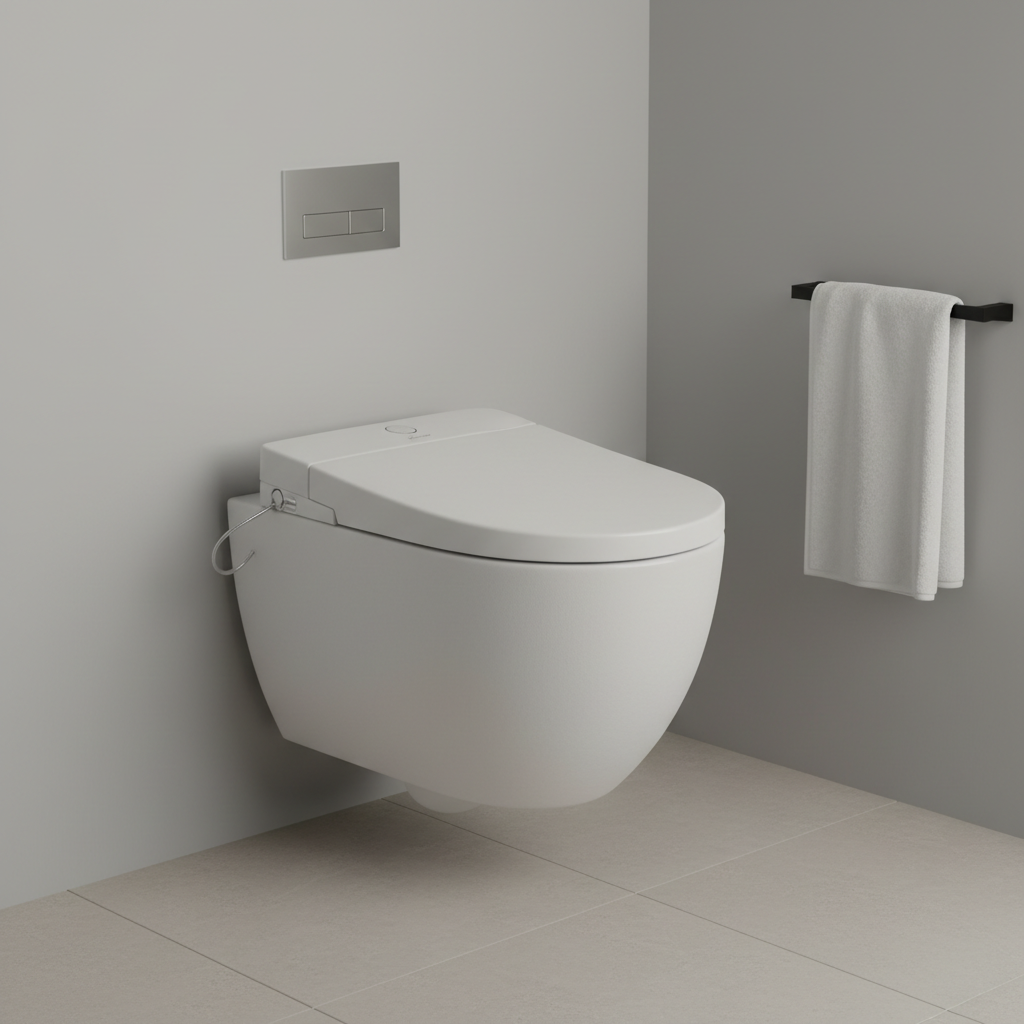 Hangtoiletten met bidetfunctie