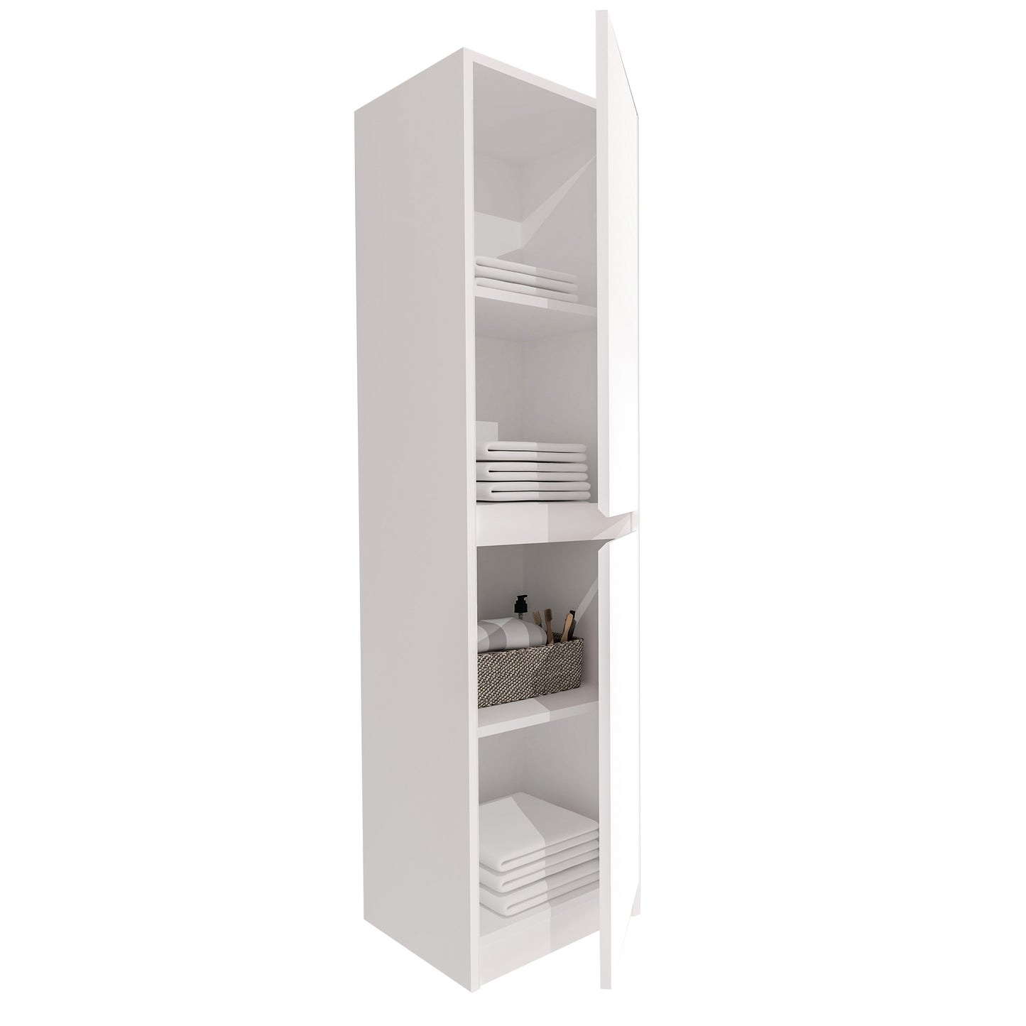 JUPITER KOLOMKAST (135CM) - MAT WIT