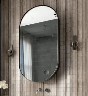 Glacé Mastice Glossy struttura Rayé 7x20