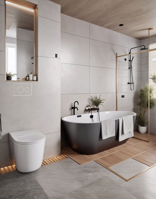 Toilet bedieningspaneel inbouw - montage systeem ( met LED verlichting )