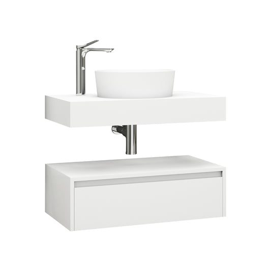 ALONI LINA ONDERKAST (80CM) - MAT WIT