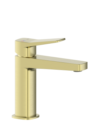 MALAGA Brushed Goud Wastafelmengkraan