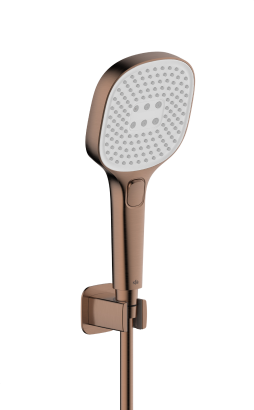 MALAGA GEBORSTELD ROSE GOUD wandbevestigde douche set