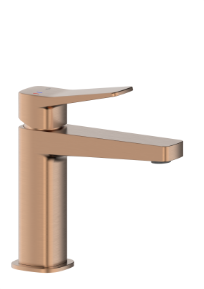 MALAGA Brushed Rose Gold PVD Wastafelmengkraan
