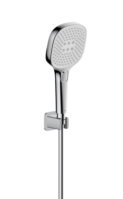 MALAGA CHROME wandbevestigde douche set