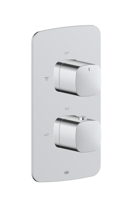 MALAGA CHROOM thermostatische mengkraan voor inbouw