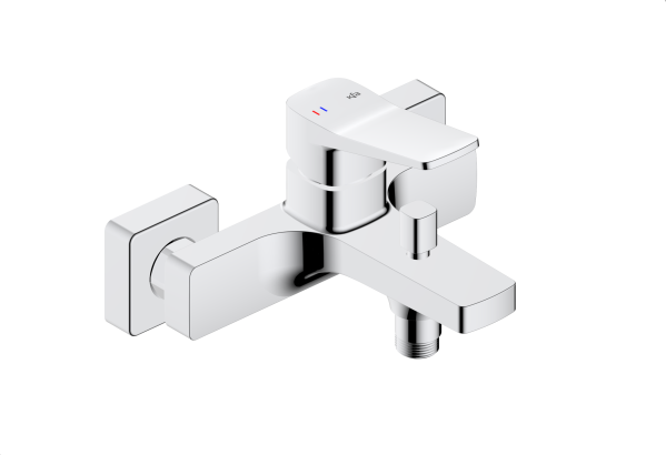 MALAGA CHROME opbouw badmengkraan