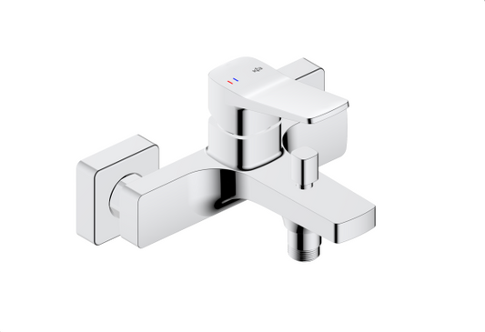 MALAGA CHROME opbouw badmengkraan