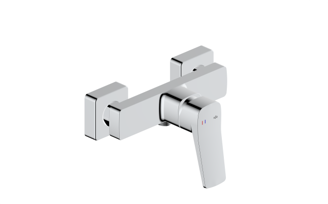 MALAGA CHROME OPBOUW DOUCHEMENGKRAAN