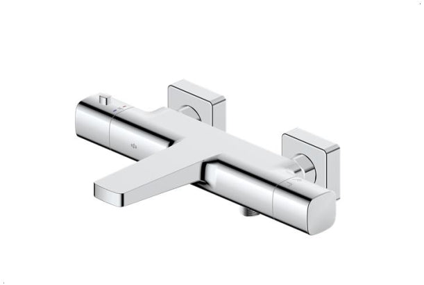 MALAGA CHROME OPBOUW THERMOSTATISCHE BADMENGKRAAN