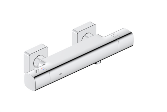 MALAGA CHROME OPBOUW THERMOSTATISCHE DOUCHEMENGKRAAN
