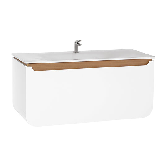 CREAVIT PION 120 ONDERKAST (119.5X85X52.5CM) - WIT EIK