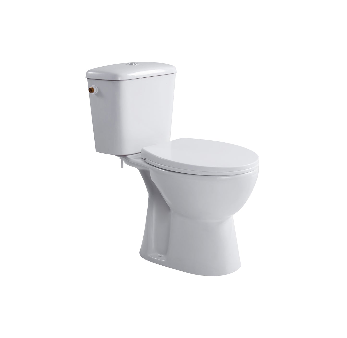 ALONI PRO DUOBLOK - STAAND TOILET - RANDLOOS - S-TRAP - VLOERUITLAAT - 39X73X67 CM -  WIT