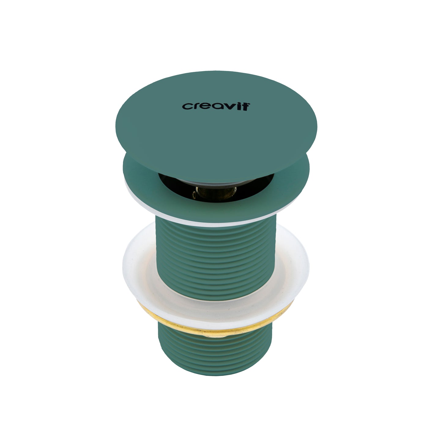 CREAVIT AFVOERPLUG - CLICK WASTE 5/4" - MET OVERLOOP - NIJLGROEN