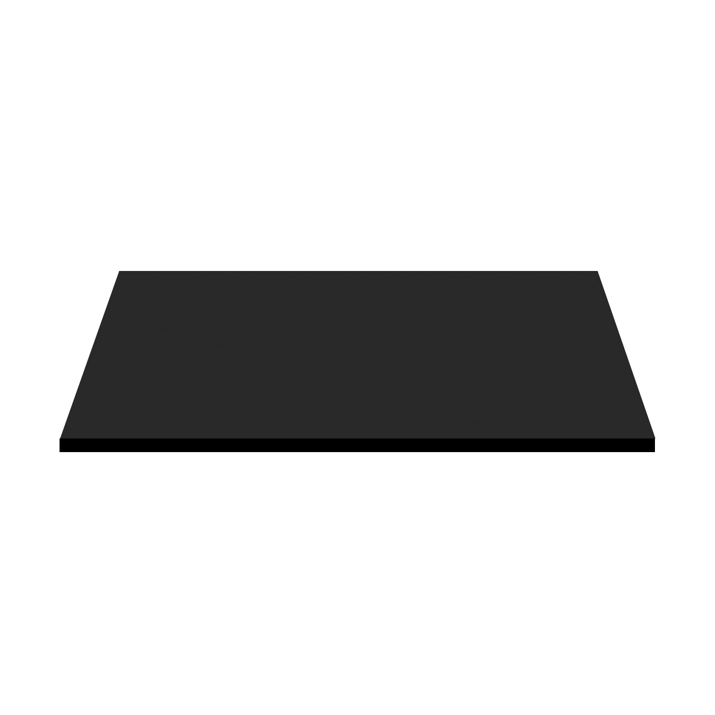 ALONI WASTAFELTABLET MDF (96.4X45.5X2.6 CM) - MAT ZWART