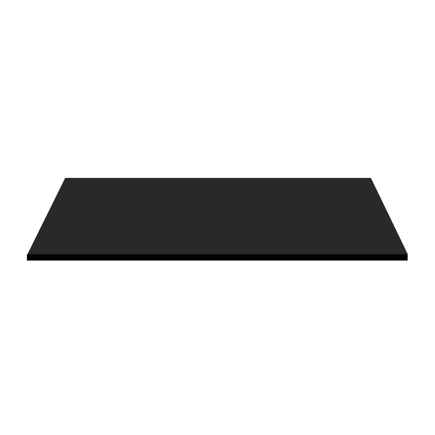 ALONI WASTAFELTABLET MDF (152.4X45.5X2.6 CM) - MAT ZWART