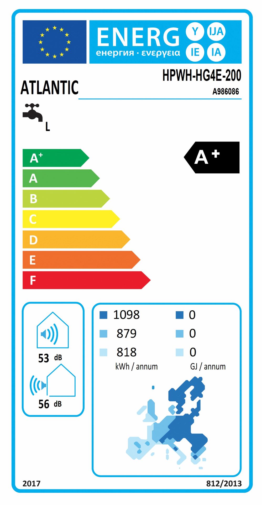 WARMTEPOMPBOILER MONOBLOC 270 LITER - EXPLORER V4