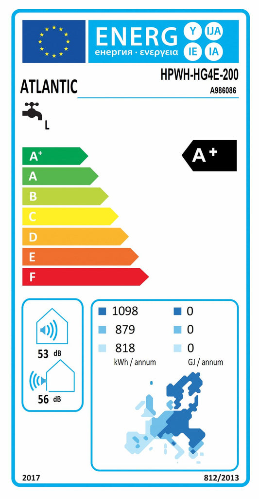 WARMTEPOMPBOILER MONOBLOC 270 LITER - EXPLORER V4