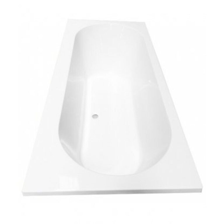 Kleinmann Inbouwbad Glans Wit 180x80x49 cm Jennii